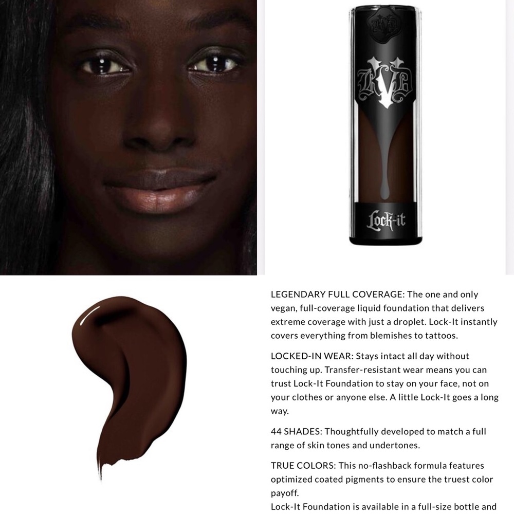 Kat Von D Lock It Foundation 🔥Host Pick💋💋 - Picture 15 of 16